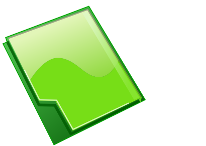 Download free document green icon